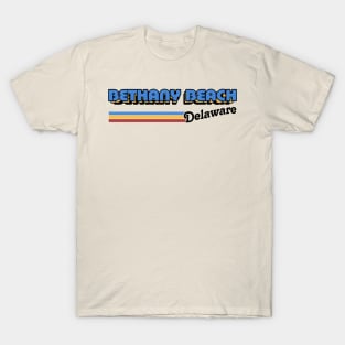 Bethany Beach, Delaware / / Retro Style Design T-Shirt